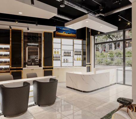 Mẫu thiết kế nội thất tiệm Nail ở Mỹ