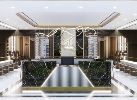 Mẫu thiết kế tone trắng đen