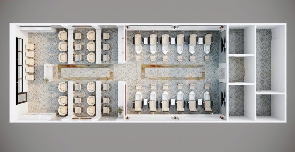 Cách bố trí tiệm Nail nhỏ đẹp